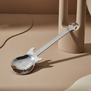 Cuillère en forme de guitare